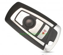 For BMW 4 button remote key blank with panic button sliver color