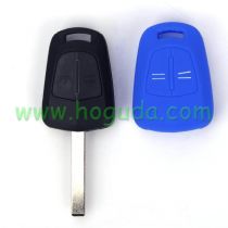 For Opel 2 button silicon case (blue)