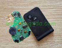 For Renault Megane keyless go 3 button remote key with PCF 7942A chip-434mhz