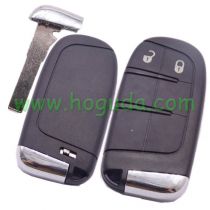 For Chrysler 2 button flip remote key shell with Key Blade 