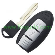 For nissan X-Trail 2 button remote keyless key, with434mhz,with hitag chip 7945mc chip