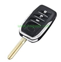 For Toyota 3 button Modified Flip Car Key Shell with TOY43 blade