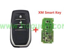For Xhorse VVDI for Toyota 3 button XM Smart Key XSTO00EN Universal Remote Key Support Renew and Rewrite for Toyota Work for Plus Max VVDI2 VVDI Mini