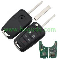 For Chevrolet， for Buick, for Opel,   keyless 4+1 button remote key with 315mhz PCF7952 Chip