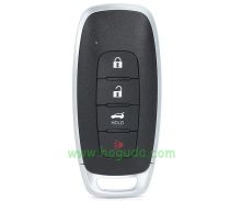 For Nissan 3+1 button smart key blank 