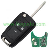 For Chevrolet， for Buick, for Opel,  3 Button remote key with 315mhz ID46 PCF7937E (PCF 7941E) Chip