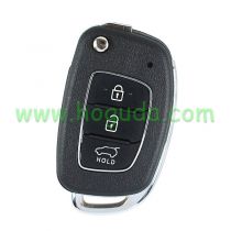 For New Hyundai 3 button remote key blank with HY20 Blade