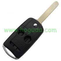 For Acura  2+1 button flip remote key shell