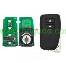 For Lonsdor 8A Universal Smart Car Key for Toyota Lexus 2 button Universal Smart Key for K518 and KH100，support board