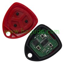 B17 Ferrari style 3 button remote key for KD300 and KD900 and URG200 to produce any model remote . No blade hole