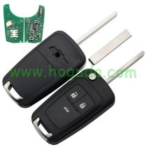 For Chevrolet， for Buick, for Opel,   3 Button remote key with 433mhz ID46 PCF7937E (PCF 7941E) Chip