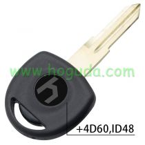 For Buick transponder key with left blade with 4D60 Chip