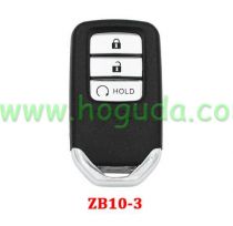 KEYDIY Remote key 3 button ZB10- 3 button smart key for KD900 URG200 KD-X2