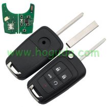 For Buick, for Chevrolet， for Opel,  keyless 4+1 button remote key with 434mhz PCF7952 Chip