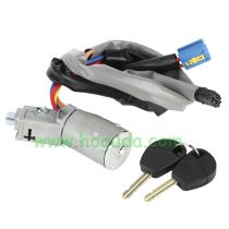 For Peugeot Car Ignition Key Auto Ignition Lock Starter Switch with 2 Keys 4162.CF Fits for Citroen Berlingo Peugeot Partner