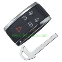 For Jaguar 5 button Smart remote key with PCF7953A  433MHZ FSK for JAGUAR XF XFR XK XKR 2009-2013 FCC ID: KR55WK49244