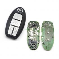 For original for Nissan 4 button remote key with 315mhz HITAG AES chip Continental :S180144602