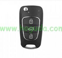 For Xhorse XNHY02EN Wireless Remote Key Hyundai Flip 3 Buttons