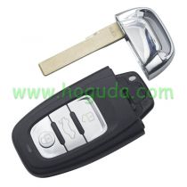 For Audi A4L, Q5 3 button remote key with 433Mhz and 7945 Chip  Model