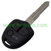 For Mitsubish 3 button remote key blank with Right Blade Without Logo