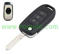 For Renault 3 button remote key  blank with logo