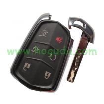 For Cadillac 6 button remote key blank