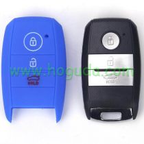 For Kia 3 button silicon case (blue)