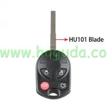 For Ford 4 button remote  key with 315mhz 4D63 Chip FCCID:  OUCD6000022