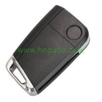 For VW MQB 3 button remote key shell with HU162T Blade
