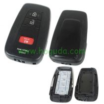 For Toyota 2+1 button remote key blank can put vvdi toyota smart pcb card