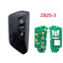 KEYDIY Remote key 4 button ZB25-3 PCB smart key for KD900 URG200 KD-X2