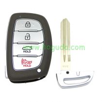 For  Hyundai 4 button Smart Remote key with 433Mhz 8A chip  PN: 95440-F2002