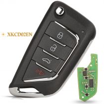 XHORSE VVDI XKCD02EN  Wired Universal Remote Key For Cadi  style