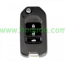 For Xhorse XKHO00EN Wire Remote Key Honda Flip 3 Buttons English