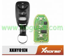 For Xhorse Universal Remote Key Fob 4 Button for Hyundai Type XKHY01EN