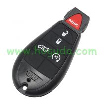 For Chrysler Dodge Ram  4+1 button remote key with 433Mhz ID46 PCF7961 Chip FCCID:GQ4-53T