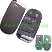 For Chrysler/Dodge keyless 4+1 button remote key 434mhz- PCF7945/7953 HITAG2 chip FCC ID:M3N-40821302