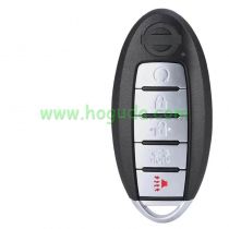 For Nissan 5 Button Keyless Car Remote Smart Key Fob with 433.92MHz 4A Chip Continental NR: S180144905 FCC ID: KR5TXN7