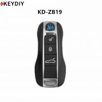 KEYDIY Remote key 4 button ZB19- smart key for KD900 URG200 KD-X2
