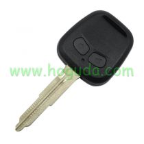 For Mitsubishi 2 button remote key blank with right blade (No Logo)