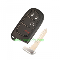 For Chrysler Dodge Ram 3+1  button smart Remote Car Key with 433Mhz PCF7945 ID46 Chip FCCID:GQ4-54T