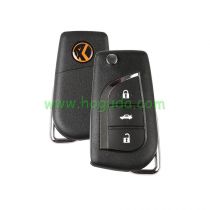 For XHORSE XKTO00EN For Toyota Style 3 button Wire Universal Remote Key