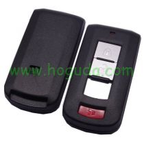 For Mitsubishi 2+1  button remote key blank with emergency key blade