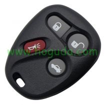 For Cadillac 3+1 button remote key blank Without Battery Place