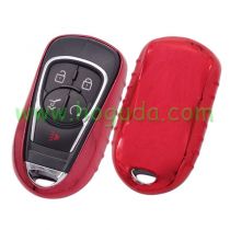 For  Buick Chevrolet TPU protective key case red color