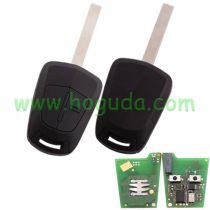 For Opel 2 button remote key  with PCF7941 (Higtag 2)-434mhz for Opel Corsa D car (2007 – 2014)