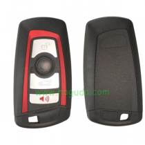 For BMW 4 button remote key blank with panic button red color
