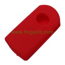 For Mazda 2 button Silicone case（red）