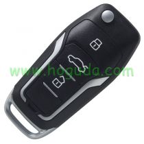 KEYDIY B12-3 button remote key shell without key blade