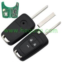 For Opel, for Buick, for Chevrolet,  3 button remote key with 433mhz ID46 PCF7937E (PCF 7941E) Chip